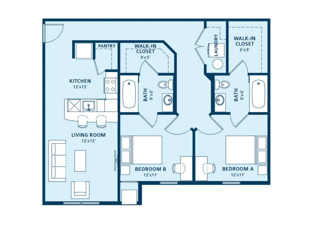 Student Apartments Edwardsville, IL Floor Plans The Reserve
