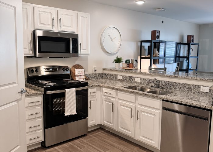 2x2 bed kitchen at the reserve